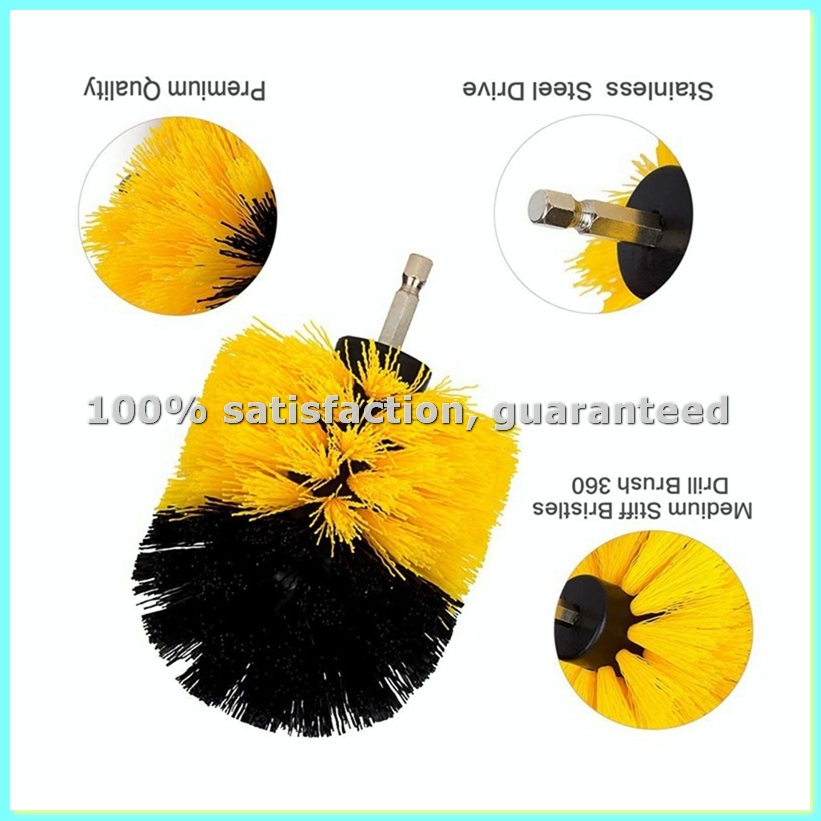 Car Cleaning Brush - Set di 15 Spazzole Elettriche per