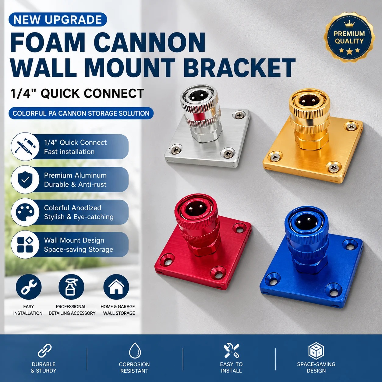 Supporto a Parete per Cannone  - Foam Cannon Car Wash recensione e prezzo