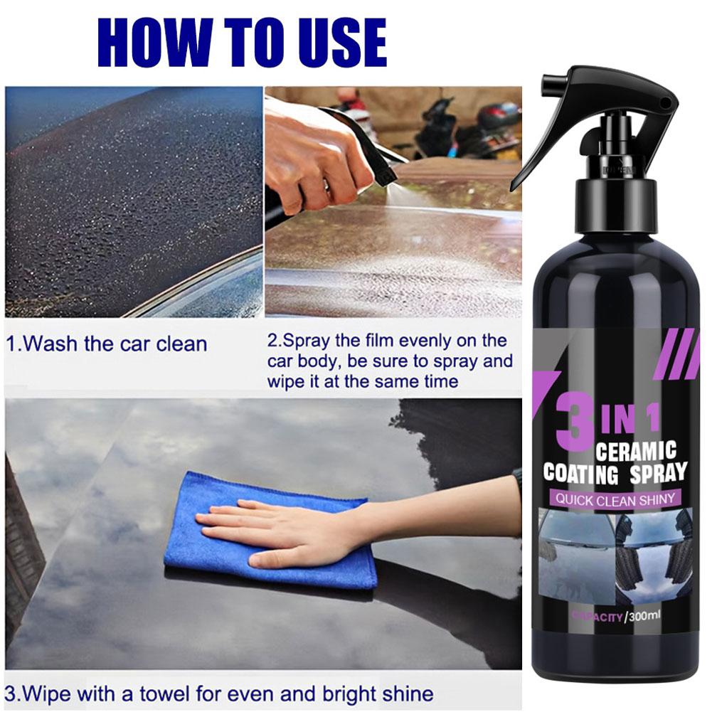 Spray per Auto a Pulizia Rapid - Car Wax Ceramic Coating recensione e prezzo